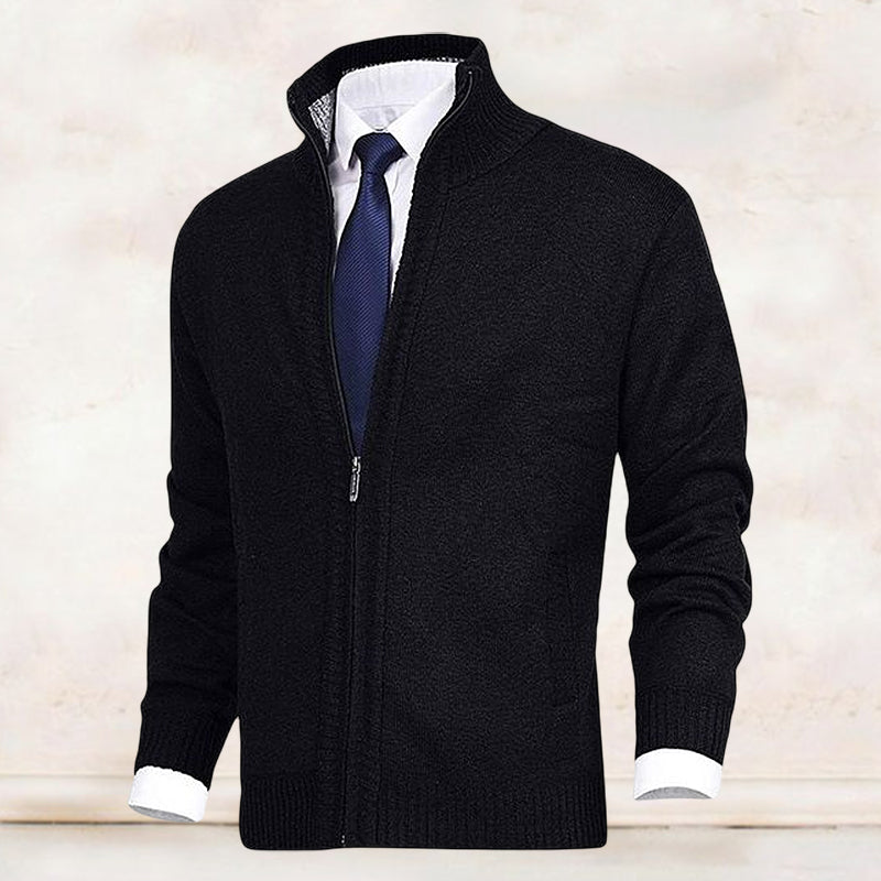 Milano Eleganza™ - Stylish Comfy Cardigan With Collar