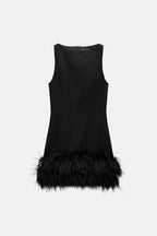 Claudia | Feather Dress