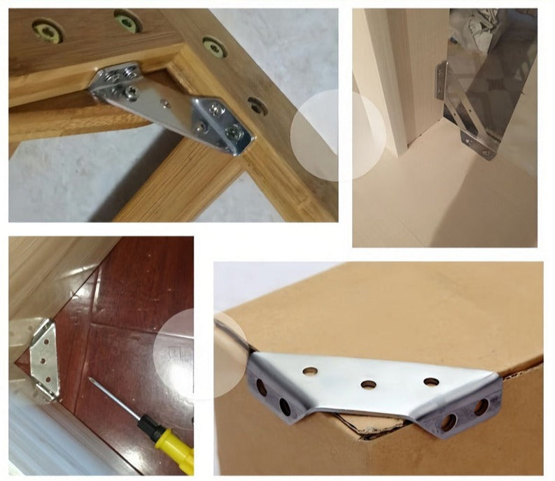 Waelers™ Corner Brackets | Easily restore worn-out furniture