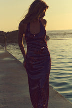 MitternachtGlam | Neckholderkleid 