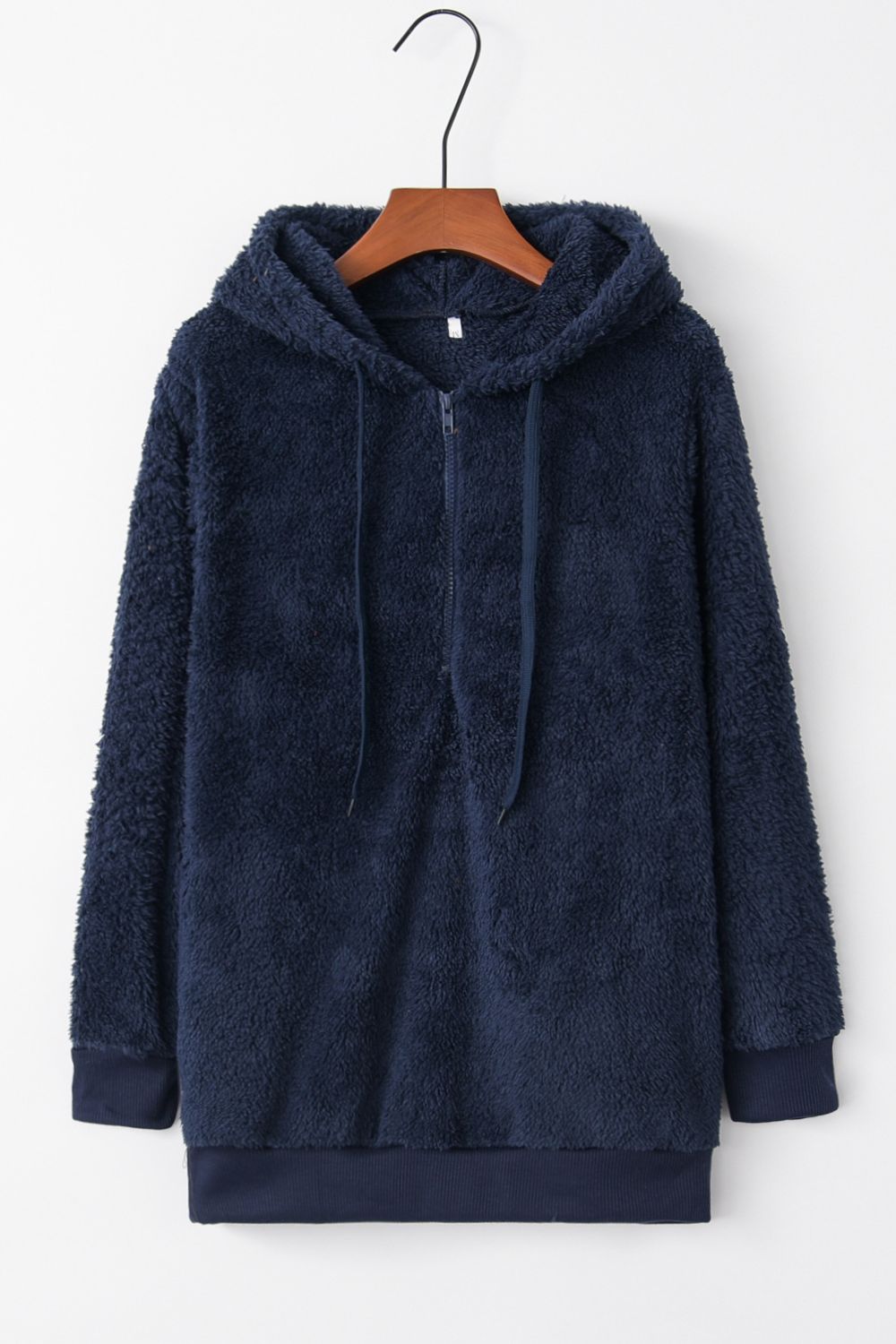 Warme fleece hoodie