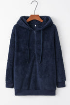 Warme fleece hoodie