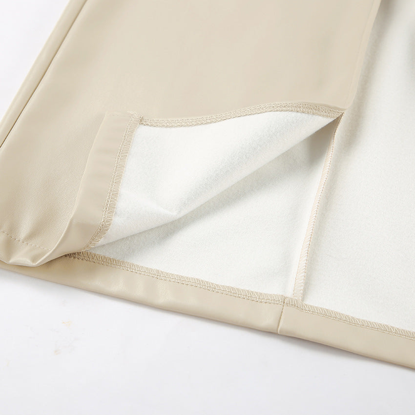 Larvona | Midi Rok met Split & Hoge Taille