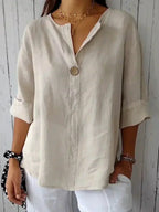 Dames Getailleerde Blouse – Casual voor Dagelijks Gebruik