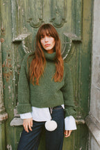 Nivelle | Knitted Turtleneck with Wide Sleeves &amp; Cropped Fit