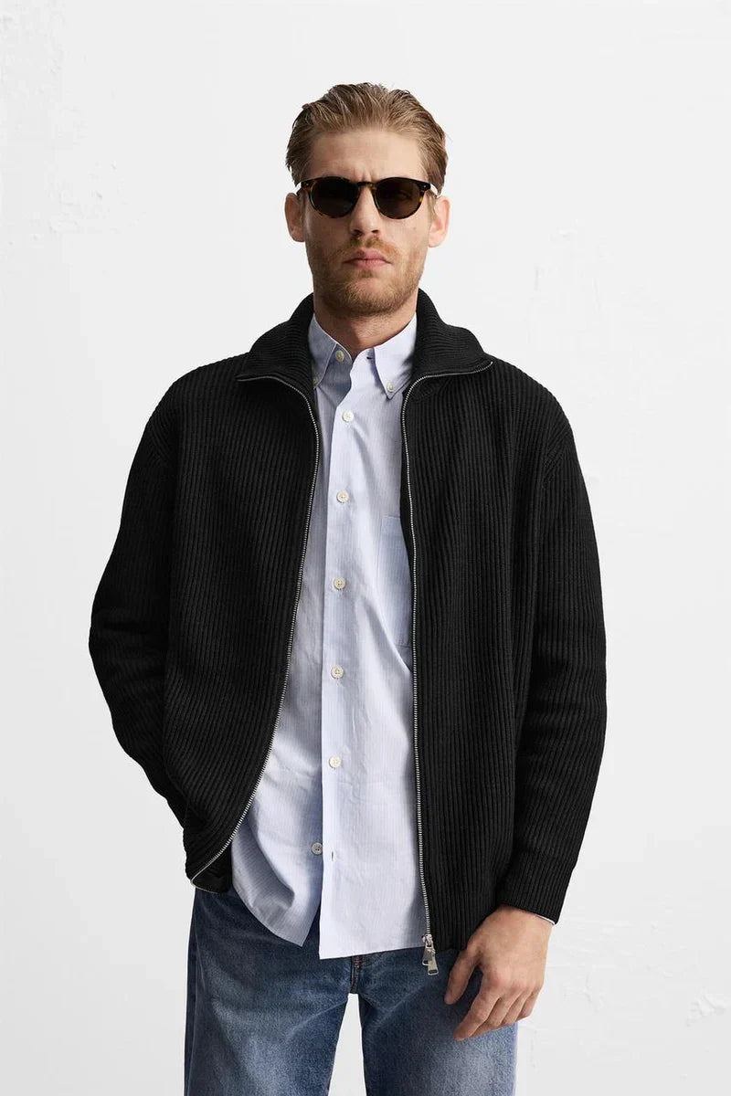 Cashmère Zip Cardigan