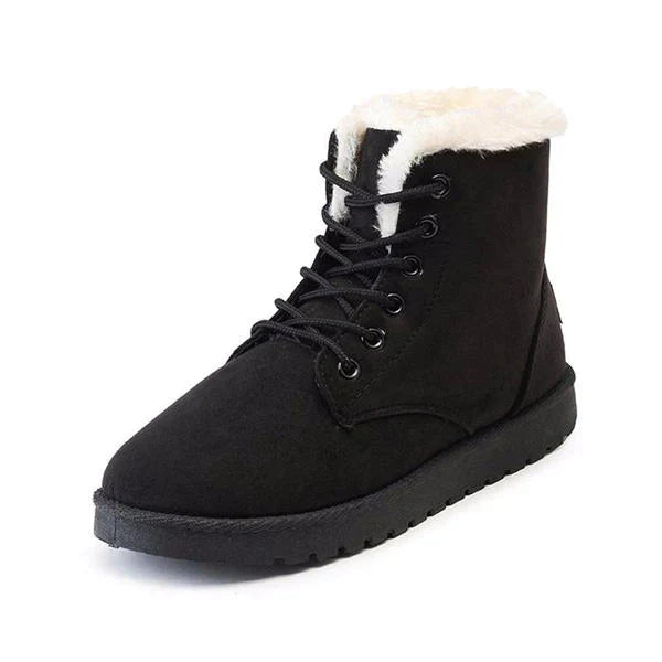 Snow White ankle boots with lace-up closure