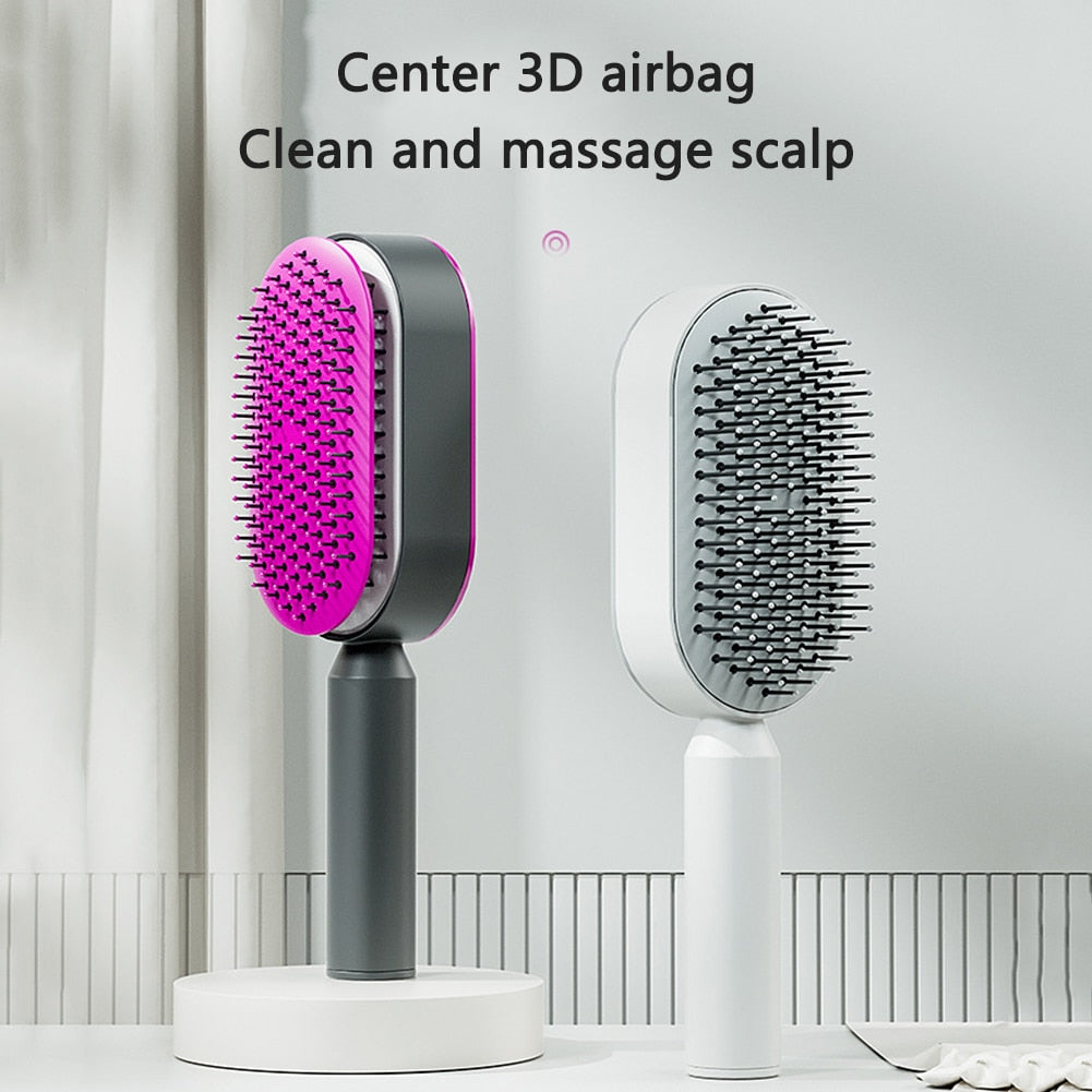 EcoCleanBrush™ | Selbstreinigende Haarbürste