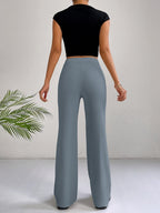 Marissa™ – Stilvolle Biesenhose mit hoher Taille