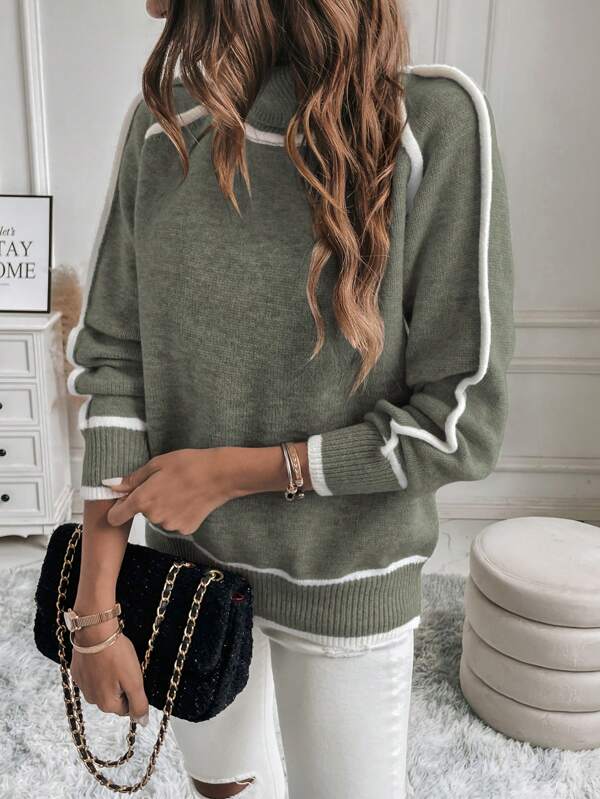 SUZANNE™ | ELEGANT AND WARM LINED SWEATER