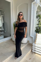 Naomi | Maxi Mesh Dress