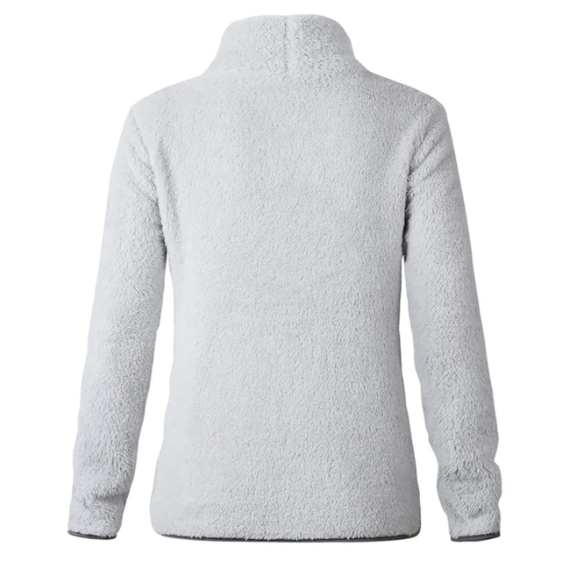 Noemi - Warm Fleece Sweater with Fur