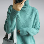 Mila™ | Luxuriöser Kaschmir-Rollkragenpullover
