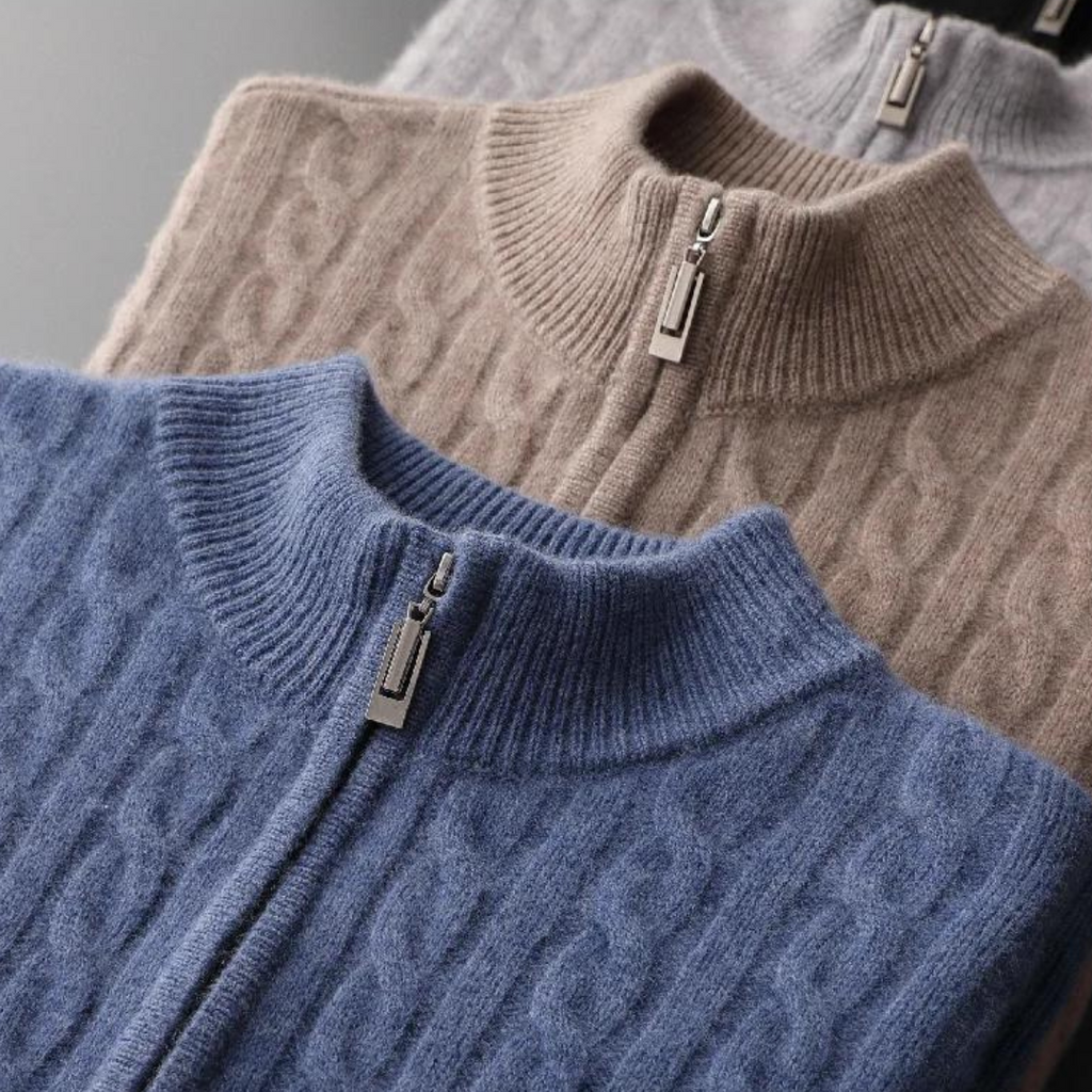 Lars | Men's Half-Zip Cashmere Sweater