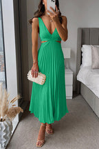 Samantha | Elegant pleated dress 
