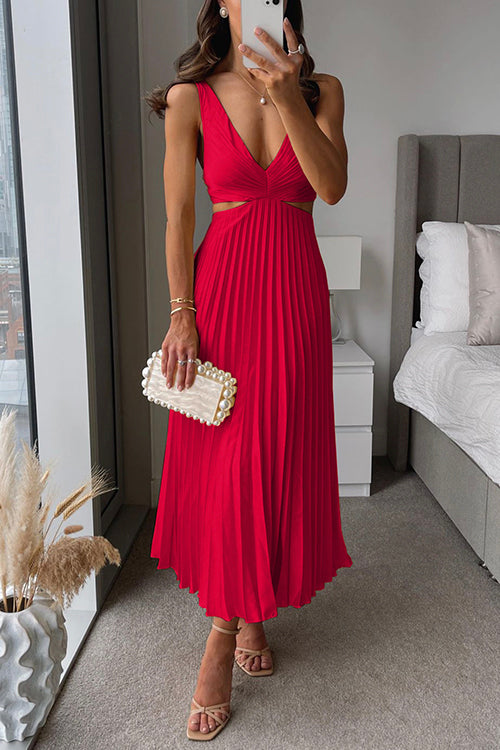 Samantha | Elegant pleated dress 