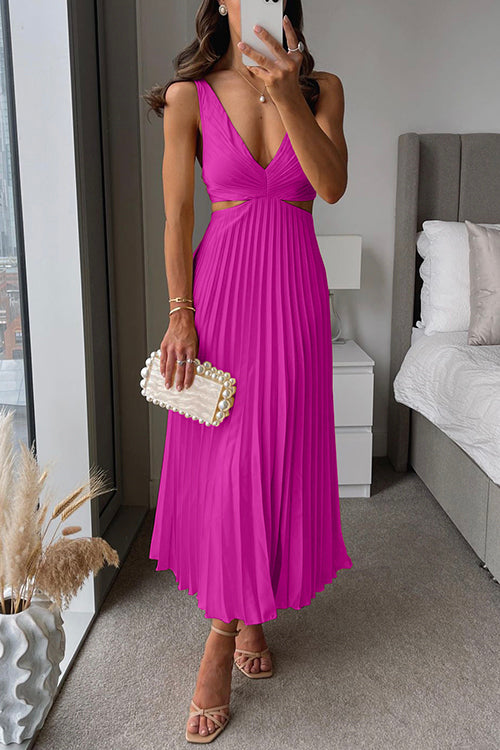 Samantha | Elegant pleated dress 
