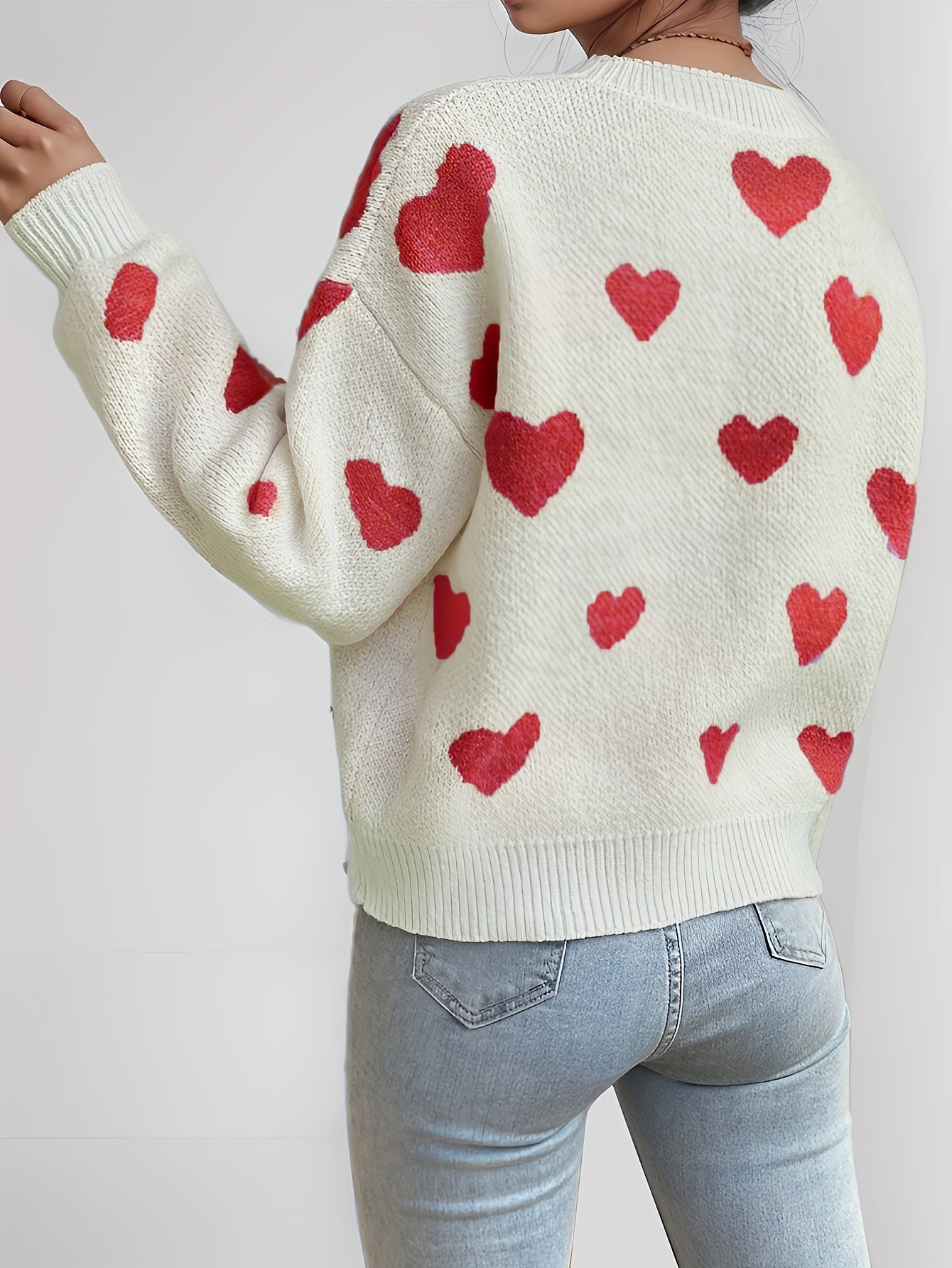 Lotte™ | Herz-Strickpullover