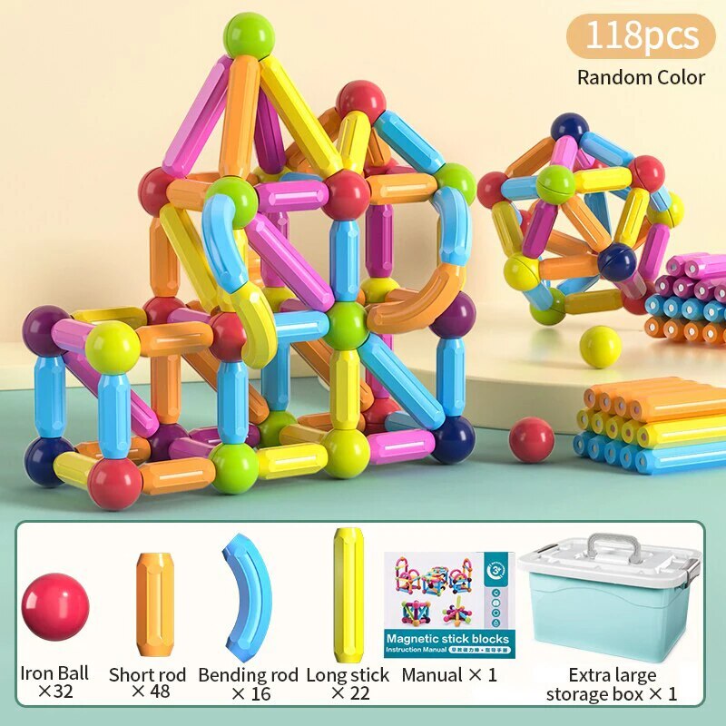 SmartKid™ | Magnetisch bouwspeelgoedset 118 pcs