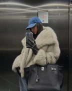 Sofiay | Trendy jas van imitatiebont