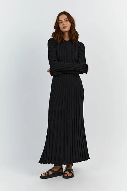 Louia™ | Knitted Dress with Long Sleeves