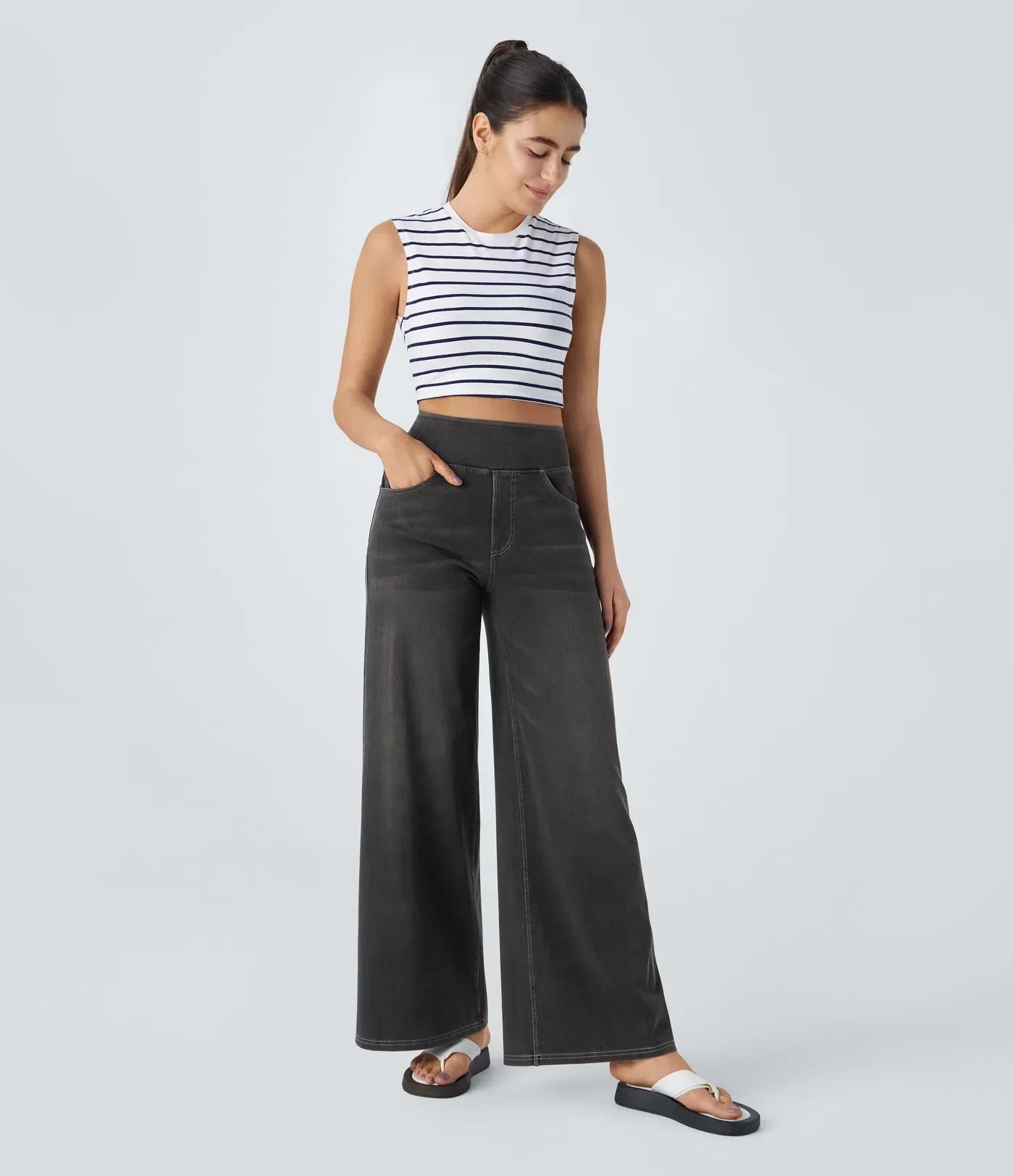 Eva | Comfortable &amp; Stretchy High-Waisted Pants