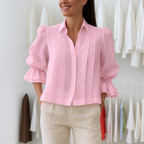 Nora™ | Elegante Plisseebluse