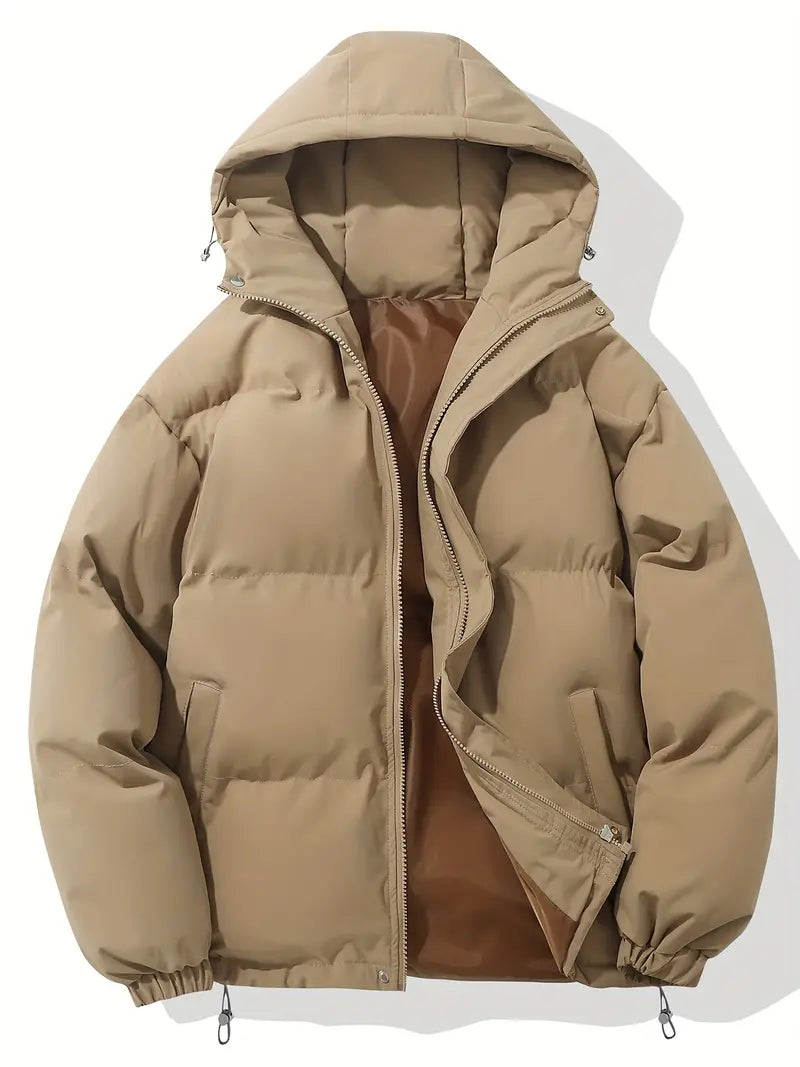 Jose - Classic Winter Down Jacket with Hood for Men