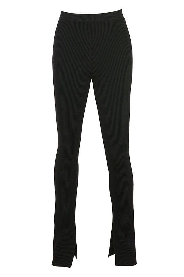 PuurShine - Ribgebreid vest met legging