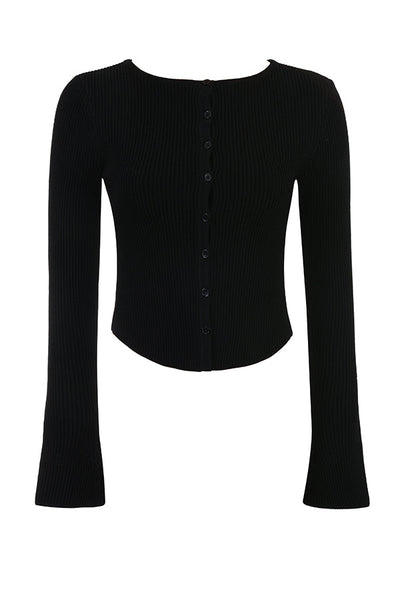PuurShine - Ribgebreid vest met legging