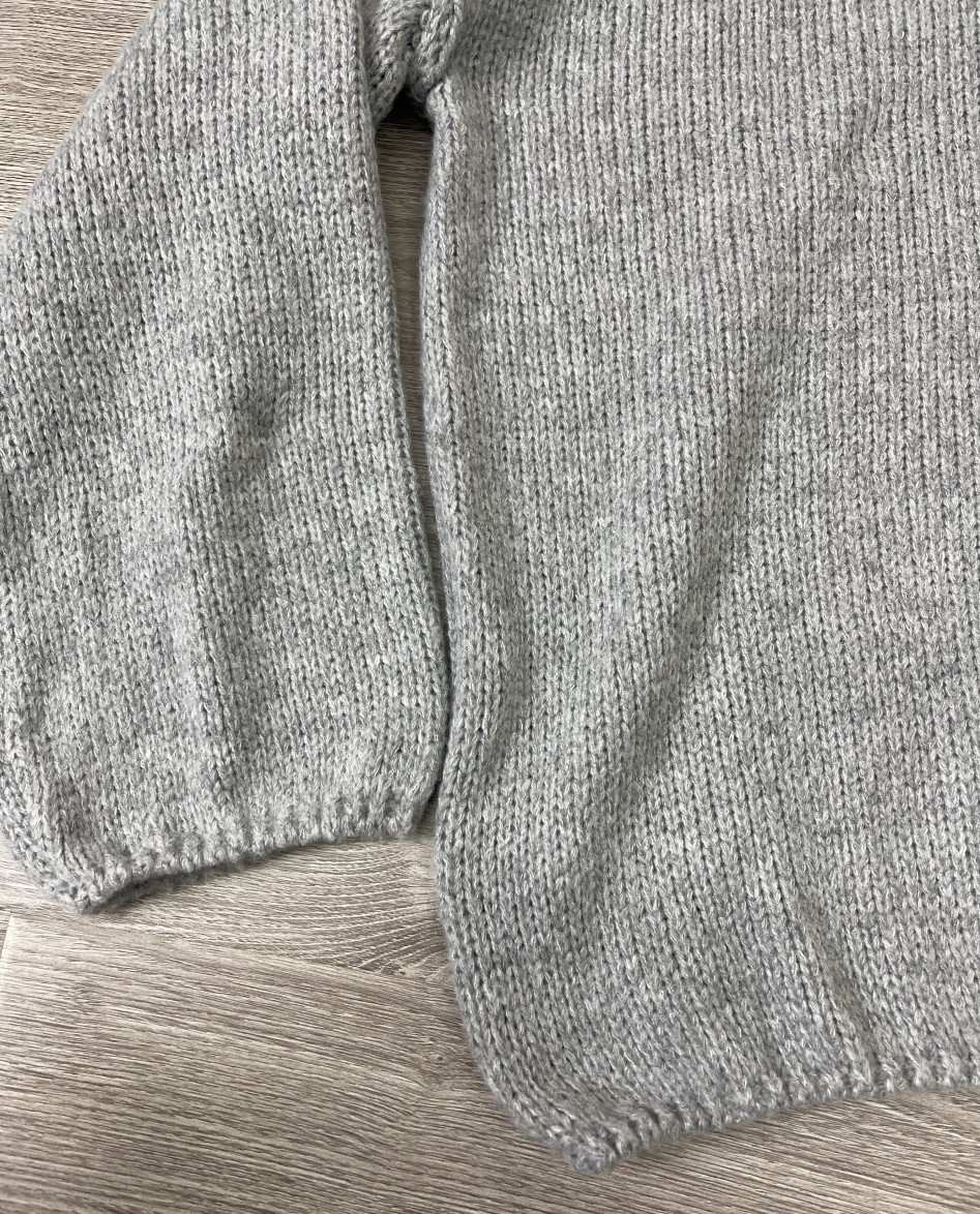 Maud – Baggy-Pullover mit hohem Ausschnitt