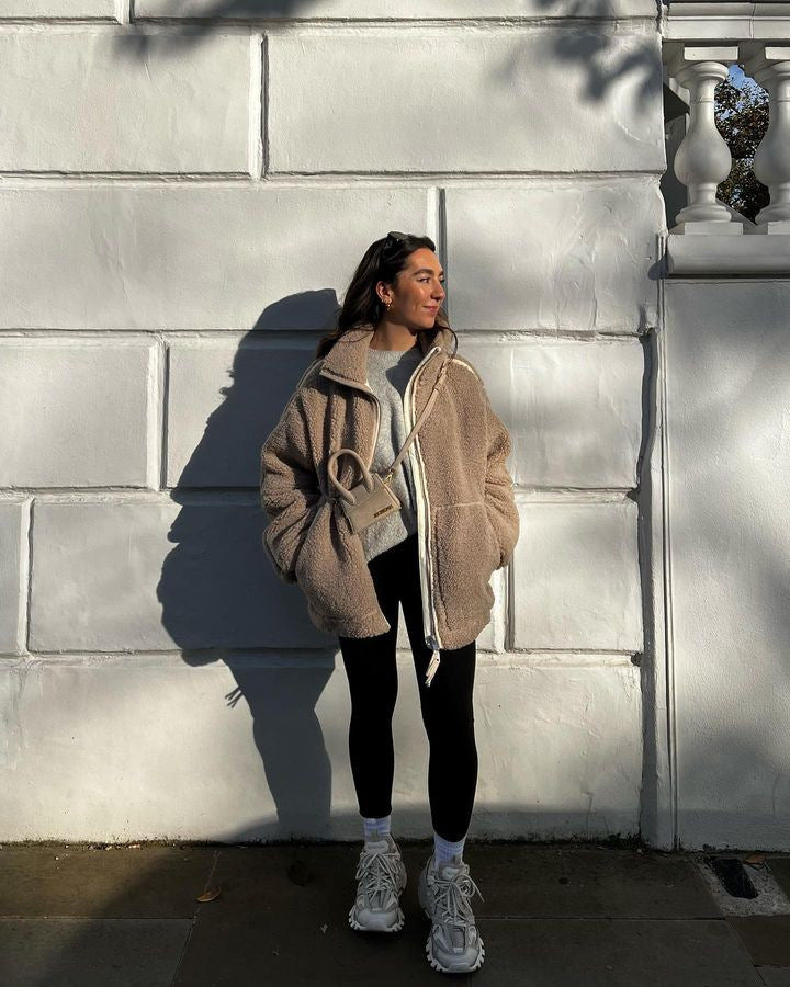 Miveah - Teddy Outdoor-Reißverschlussjacke 