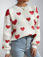 Lotte™ | Herz-Strickpullover