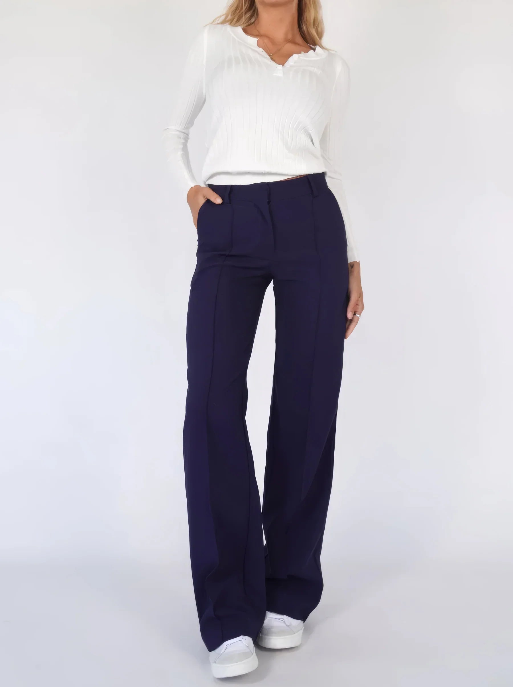 Luna | Weite Hose mit hohem Bund