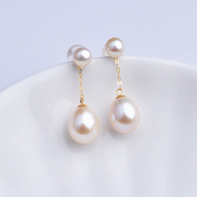 NacreLux™ | Elegant Pearl Earrings