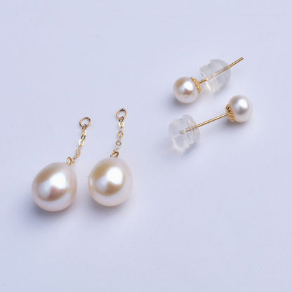 NacreLux™ | Elegant Pearl Earrings