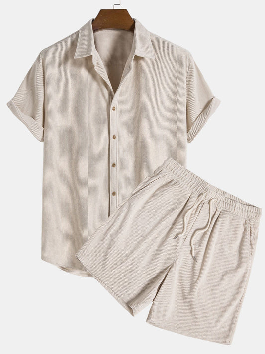 Leonardo™ | Corduroy Short Summer Set 