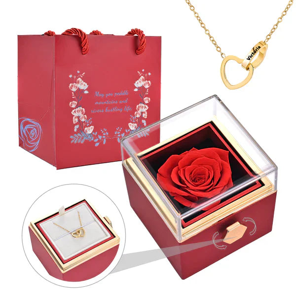 RoseEnigma™ | Geheime Roos incl. Ketting Box