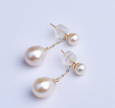 NacreLux™ | Elegant Pearl Earrings