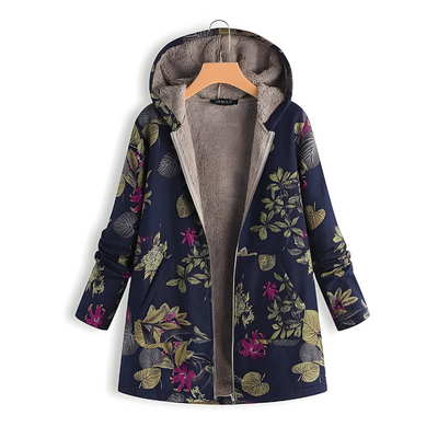 Mira™ | Stilvolle Fleecejacke mit Blumenmuster
