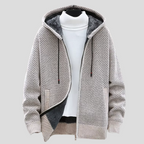 Levi™ | Gemütlicher Strickhoodie mit Reißverschluss
