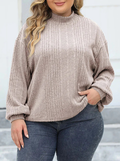 Julianna | Plus size women's turtleneck sweater 