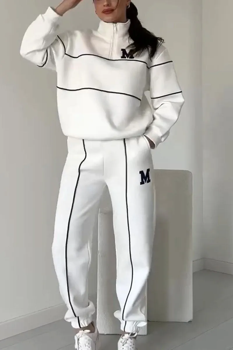 Janine - Lässiges zweiteiliges Damen-Set mit langen Ärmeln