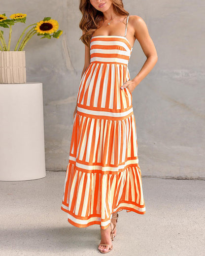 Floraya™ - Striped Summer Dress