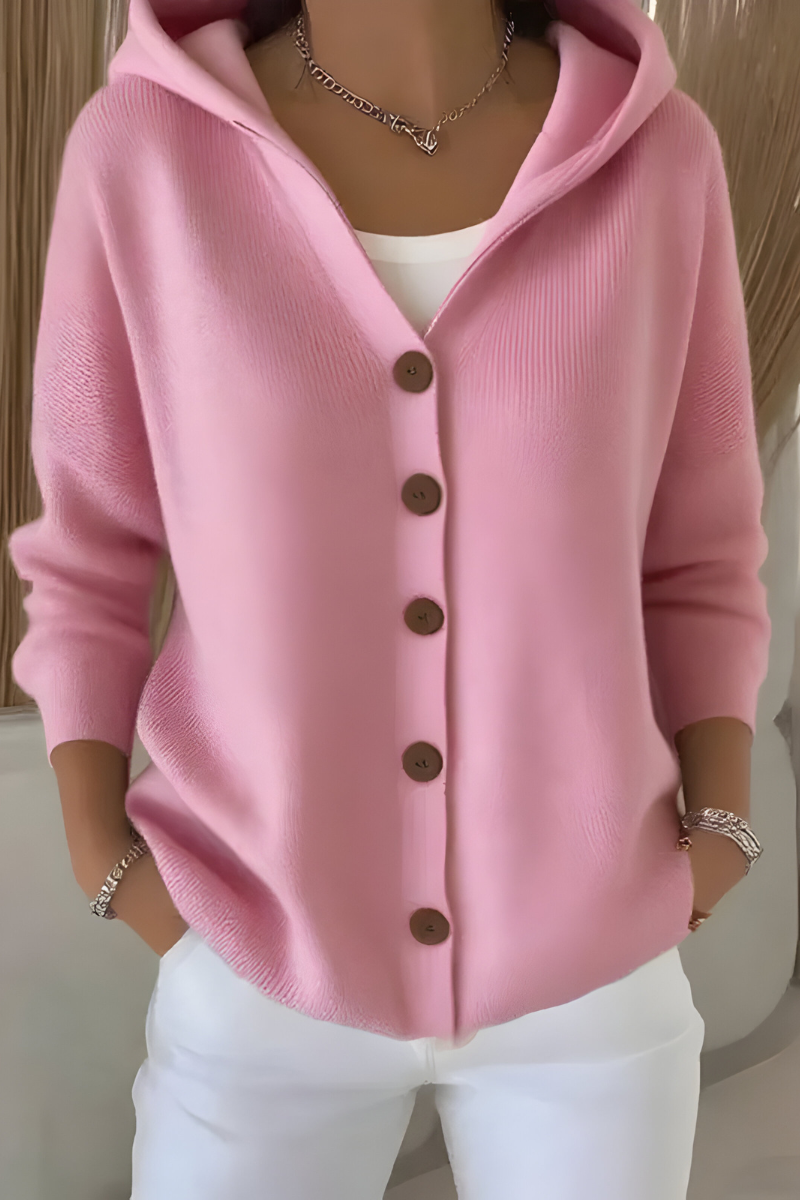 Denise™ | Bequeme Strickjacke mit Kapuze