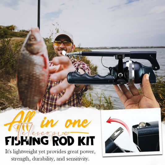 Telescopic Fishing Rod Kit 
