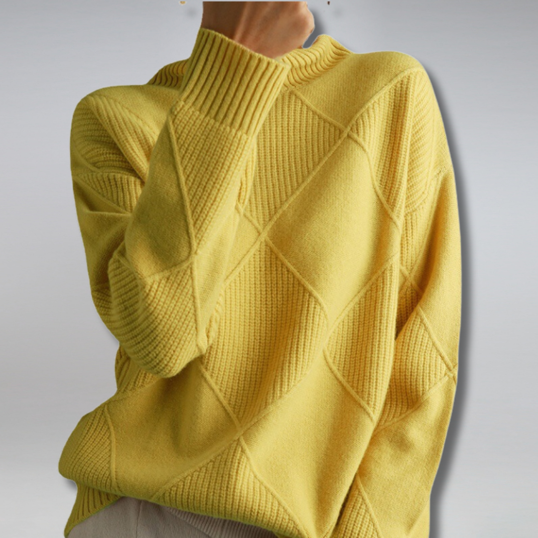 Mila™ | Luxuriöser Kaschmir-Rollkragenpullover