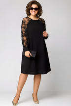 Amira | Elegantes Kleid mit Spitzenärmeln