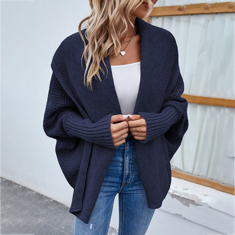 Larissa | Casual Loose Knitted Sweater Women | New Batsleeve Cardigan