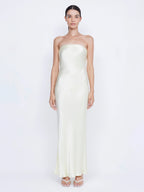 Novela™ – Satin-Maxikleid